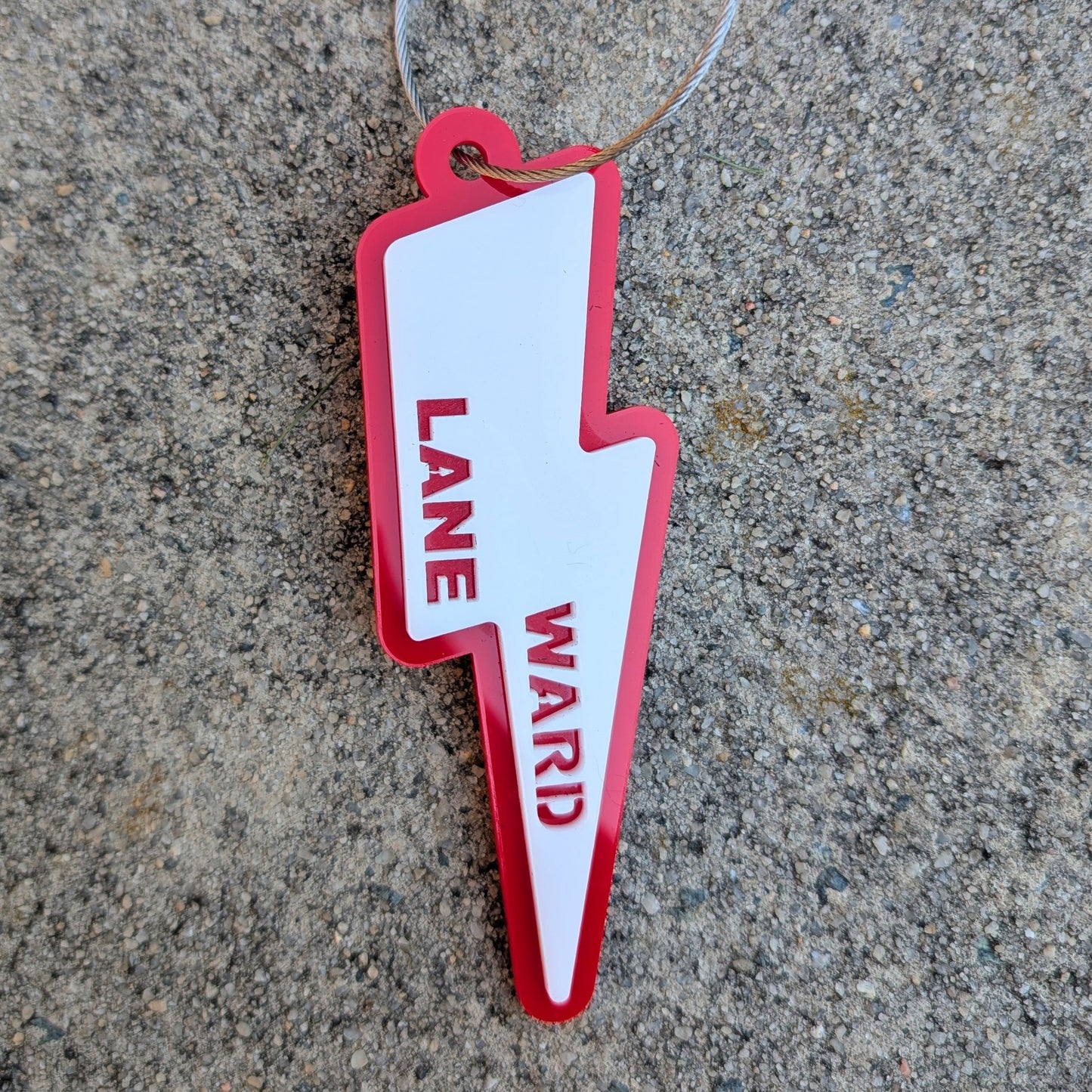 Bolt Emergency Contact Bag Tag